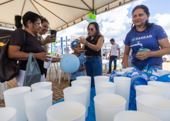 Ação do Sanear promove conscientização junto à população local