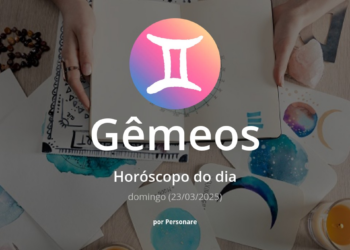 Horóscopo de Gêmeos: veja a previsão para hoje, domingo (23/03/2025)