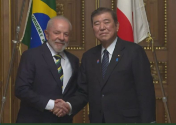 Lula discursa em seu último dia no Japão