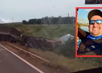 Bancário morre em acidente entre carro e carreta na BR-158