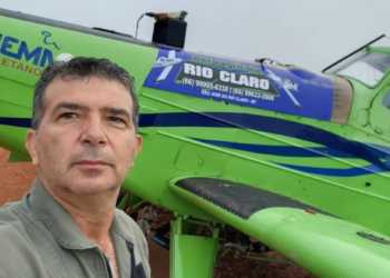 Empresário morre em queda de aeronave durante pulverização agrícola