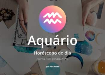Horóscopo de Aquário: veja a previsão para hoje, quinta-feira (03/04/2025)