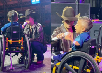 Ana Castela convida fã mirim cadeirante ao palco e emociona público