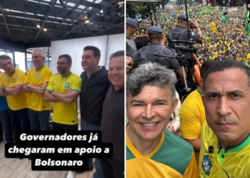 Políticos de Mato Grosso participam de ato convocado por Bolsonaro; vídeos