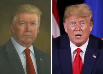 Pintora acusada de fazer 'pior retrato de Trump' diz que carreira está ameaçada após má repercussão do caso