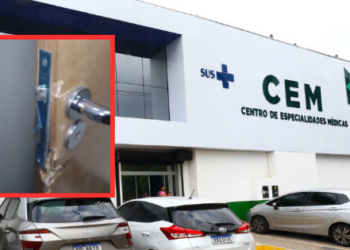 Ladrões invadem Centro de Especialidade Médicas e fazem limpa; veja vídeo