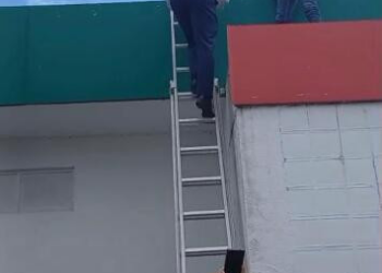 VÍDEO: Mauro confere estragos no telhado do Pronto-Socorro