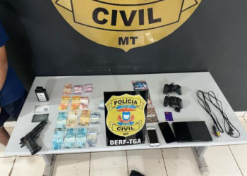 Ladrões invadem casa, ameaçam família e fazem limpa