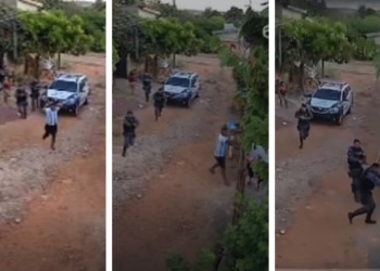 Traficante tenta fugir, reage à abordagem e é morto pela PM