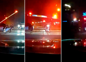 VÍDEO: Polícia de Nova Jersey resgata motorista bêbado momentos antes de trem atingir o carro