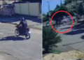 Vídeo mostra momento em que motociclista é atingido por caminhonete em cruzamento