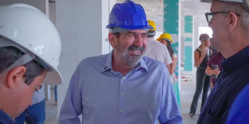 Dr. João visita obras do novo Hospital Júlio Müller e propõe doação de equipamentos para o interior