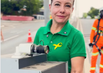 Flávia arranca radares de Várzea Grande; veja vídeo