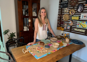 Empresária e artesã de Sinop profissionalizou hobby com apoio da Desenvolve MT