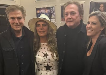 Fábio Jr. reencontra Bruna Lombardi e Carlos Riccelli: ‘Amigos há mais de 40 anos