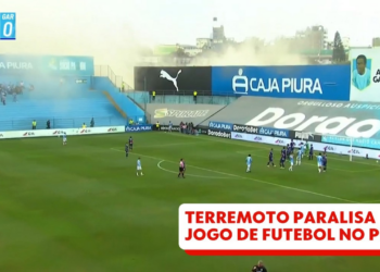 Terremoto atinge litoral do Peru, cria nuvem de poeira e interrompe jogo de futebol; veja vídeos