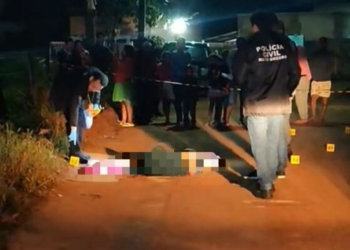 Jovem de 25 anos é executado com mais de 20 tiros em Cuiabá; veja vídeo
