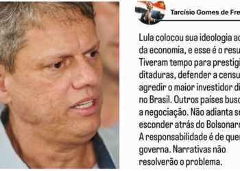 Tarifa de Trump: Tarcísio se reúne com membro da Embaixada dos EUA em Brasília e volta a dizer que 'responsabilidade é de quem governa'
