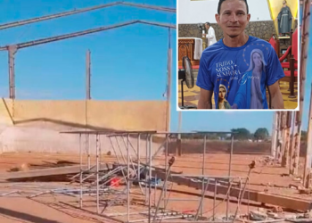 Andaime desaba e funcionário de fazenda morre