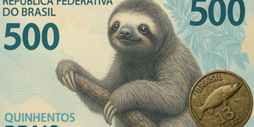 Banco Central lança nota de R$500 e homenageia preguiça