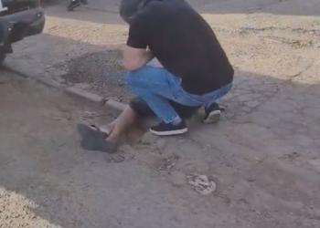 Vídeo mostra momento em que estuprador foi preso