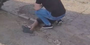 Vídeo mostra momento em que estuprador foi preso