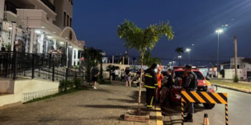 Incêndio atinge apartamento em edifício em Cuiabá; vídeo