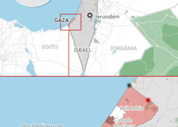 Exército de Israel se prepara para reassentar palestinos no sul de Gaza
