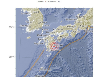 Terremoto de magnitude 5,57 atinge Kyushu, no Japão