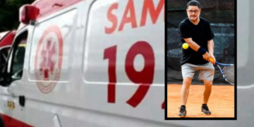 Tenista de 66 anos passa mal durante torneio e morre em Cuiabá