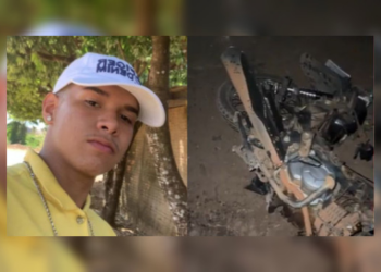 Jovem de 19 anos morre em acidente entre Biz e Hilux