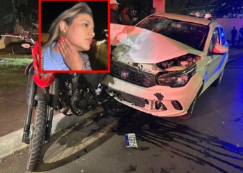 Homem é detido após provocar acidentes e agredir jornalistas em Cuiabá