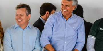 Caiado brinca com Mauro: “Ele é indisciplinado”