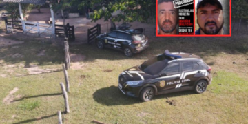 Pai e filho que mataram homem após discussão em MT são presos escondidos em Goiás