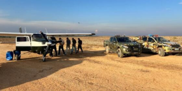 Gefron e PM apreendem aeronave e prendem seis criminosos