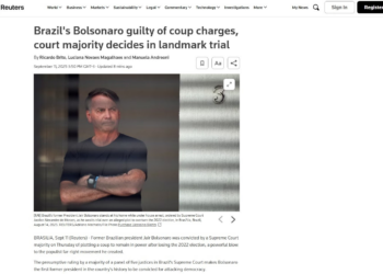 'Brasil teve sucesso onde EUA falharam', diz New York Times sobre condenação de Bolsonaro