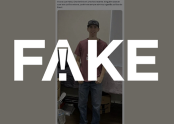 É #FAKE foto que mostra Tyler Robinson, acusado pela morte de Charlie Kirk, usando camiseta com rosto e nome de Lula