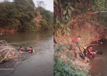 Jovem de 27 anos escorrega de pedra, cai no Rio Cuiabá e morre