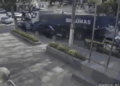 Vídeo mostra momento em que caminhão sem freio bate em carros e mata duas pessoas