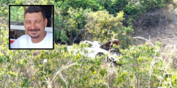 Motorista capota S10, cai em ribanceira e morre