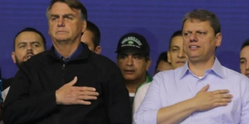 Bolsonaro fecha apoio a Tarcísio para eleição presidencial