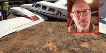 Vídeo mostra pouso de emergência após pane no trem de pouso