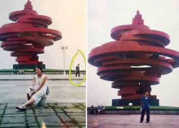 'Geoguessr do destino'? Há 25 anos, desconhecidos tiraram fotos no mesmíssimo instante e lugar; uma década depois, se apaixonaram e descobriram coincidência