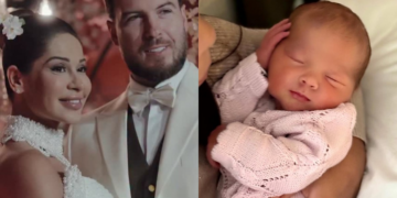 Maira Cardi compartilha fotos da filha recém-nascida