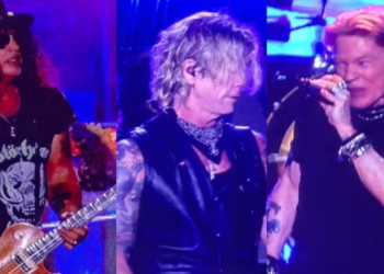 Guns N’ Roses desembarca para show em Cuiabá; veja vídeo