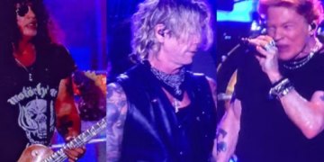Guns N’ Roses desembarca para show em Cuiabá; veja vídeo