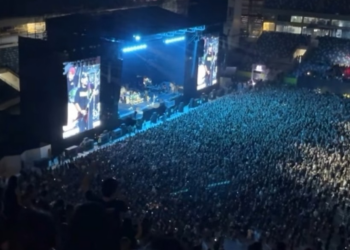 Vídeo mostra show do Guns N' Roses lotado em Cuiabá