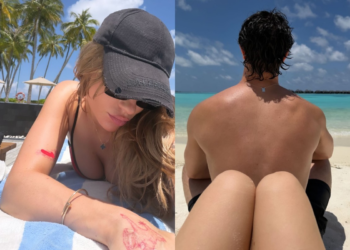 Luísa Sonza vive momentos românticos nas Maldivas