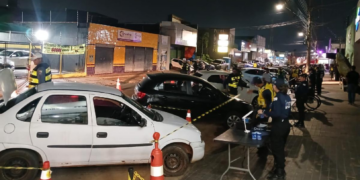 12 motoristas são presos em blitz na Carmindo de Campos