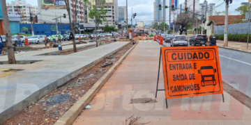 Sérgio Ricardo vistoria obras do BRT em Cuiabá